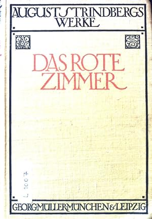 Bild des Verkufers fr Das rote Zimmer. Strindbergs Werke Abt. 2., Bd. 1. zum Verkauf von books4less (Versandantiquariat Petra Gros GmbH & Co. KG)