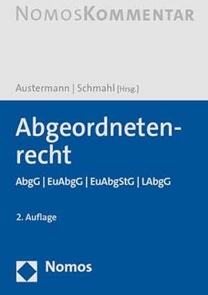 Immagine del venditore per Abgeordnetenrecht : Abgg, Euabgg, Euabgstg, Labgg -Language: German venduto da GreatBookPrices