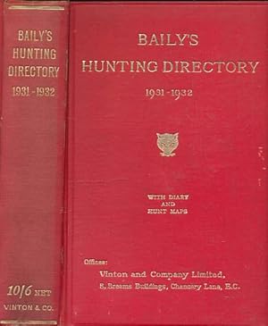 Image du vendeur pour Baily's Hunting Directory. Volume 35 1931 - 1932 mis en vente par Barter Books Ltd