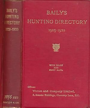 Image du vendeur pour Baily's Hunting Directory. Volume 33 1929 - 1930 mis en vente par Barter Books Ltd