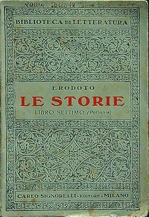 Bild des Verkufers fr Le storie libro settimo zum Verkauf von Librodifaccia
