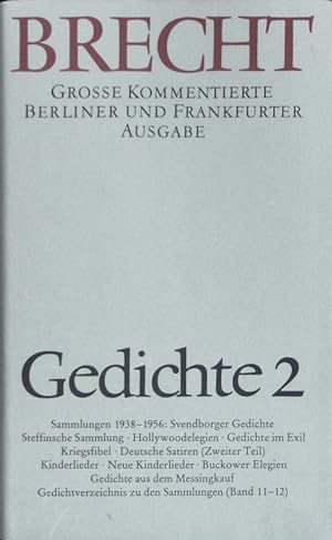 Seller image for Gedichte. 2. Sammlungen 1938 - 1956. for sale by Antiquariat Bookfarm