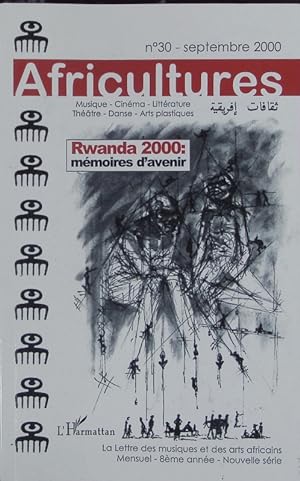 Bild des Verkufers fr Rwanda 2000. Mmoires d'avenir : un dossier. zum Verkauf von Antiquariat Bookfarm