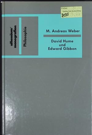 Bild des Verkufers fr David Hume und Edward Gibbon. Religionssoziologie in der Aufklrung. zum Verkauf von Antiquariat Bookfarm