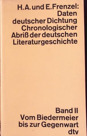 Bild des Verkufers fr Vom Biedermeier bis zur Gegenwart. zum Verkauf von Antiquariat Bookfarm