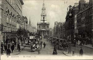 Ansichtskarte / Postkarte London City England, The Strand