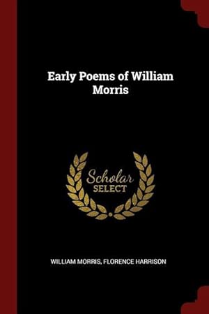 Bild des Verkufers fr Early Poems of William Morris zum Verkauf von moluna