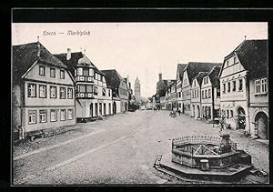 Bild des Verkufers fr Ansichtskarte Ebern, Marktplatz zum Verkauf von Bartko-Reher