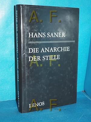 Imagen del vendedor de Die Anarchie der Stille. a la venta por Antiquarische Fundgrube e.U.