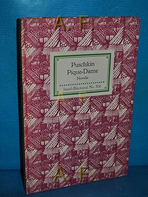 Imagen del vendedor de Pique Dame. (Insel-Bcherei Nr. 314) [bertr. v. Rudolf Kassner] a la venta por Antiquarische Fundgrube e.U.