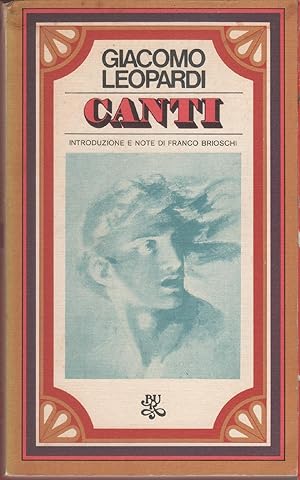 Immagine del venditore per Canti - Giacomo Leopardi venduto da libreria biblos