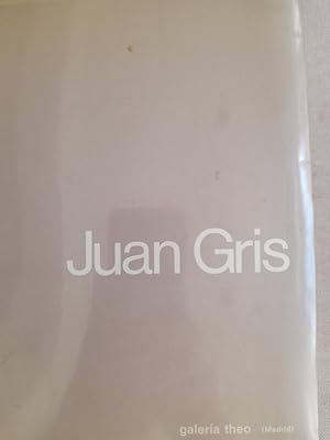 Imagen del vendedor de Juan Gris. Catlogo de la exposicin. Mayo-junio 1977. Madrid, Galera Theo a la venta por LIBRERA OESTE