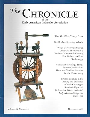 Seller image for Chronicle of the Early American Industries Association Volume 53, Number 4 December 2000 for sale by Book Booth