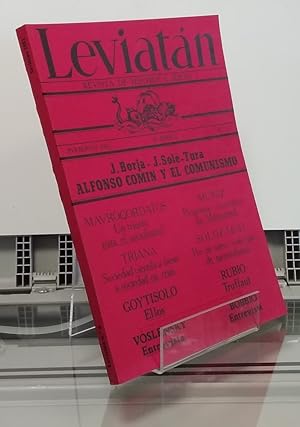 Imagen del vendedor de Leviatn 6. II poca. Invierno 1981 a la venta por Librera Dilogo