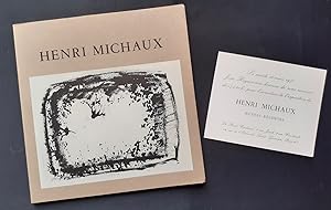 Henri Michaux - oeuvres récentes -