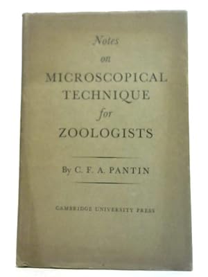 Imagen del vendedor de Notes on Microscopical Technique for Zoologists a la venta por World of Rare Books