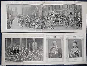 The Cornonation of Edward VII, & his first Opening of Parliament. A large collection of approx. 2...