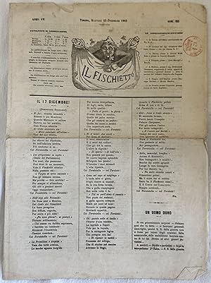 IL FISCHIETTO SABATO 22 DICEMBRE 1863,