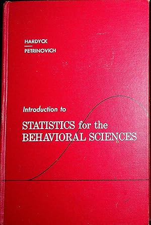 Seller image for Introduction to Statistics for the Behavioral Sciences for sale by Stanley Louis Remarkable Books