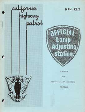 Handbook for Official Lamp Adjusting Stations