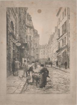 Bild des Verkufers fr Rue St. Andre, Paris. zum Verkauf von Wittenborn Art Books