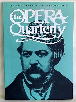 Image du vendeur pour The Opera Quarterly Autumn 1990 mis en vente par Argyl Houser, Bookseller