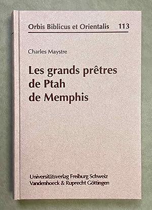 Imagen del vendedor de Les grands prtres de Ptah de Memphis a la venta por Meretseger Books