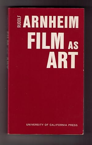 Imagen del vendedor de Film as Art a la venta por CARDINAL BOOKS  ~~  ABAC/ILAB