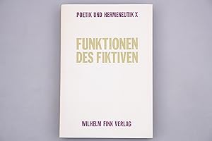 Image du vendeur pour POETIK UND HERMENEUTIK X - FUNKTIONEN DES FIKTIVEN. mis en vente par INFINIBU KG