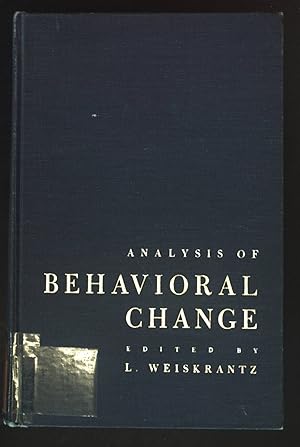 Image du vendeur pour Analysis of Behavioral Change. mis en vente par books4less (Versandantiquariat Petra Gros GmbH & Co. KG)
