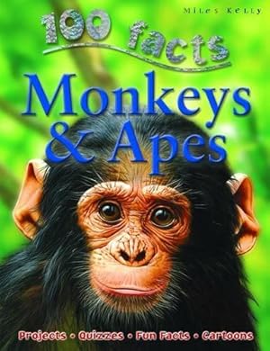 Bild des Verkufers fr 100 Facts Monkeys & Apes Bitesized Facts & Awesome Images to Support KS2 Learning zum Verkauf von WeBuyBooks