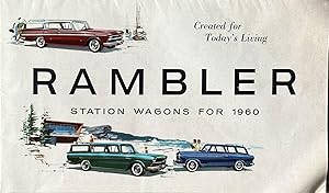 Rambler Station Wagons for 1960: Created for Today's Living [Vintage Car Brochure]