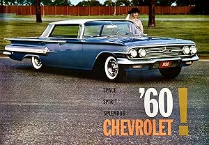 "Space, Spirit, Splendor"Ê '60 Chevrolet [Vintage Car Brochure]