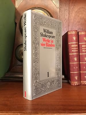 Image du vendeur pour William Shakespeare, Werke in vier Bnden, Band 1: Inhalt: William Shakespeare. Mensch und Werl; Entstehungs- und Erscheinungsjahre der Dramen; Tagdien I (Romeo und Julia, Julius Csar, Hamlet - Prinz von Dnemark, Othello - der Mohr von Venedig, Macbeth, Knig Lear) mis en vente par Antiquariat Liber Antiqua