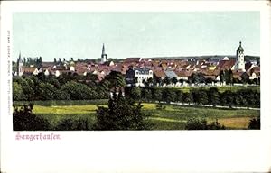Ansichtskarte / Postkarte Sangerhausen im Kreis Mansfeld Südharz, Gesamtansicht vom Ort
