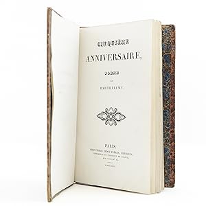 Seller image for Cinquime anniversaire, pome for sale by Librairie le pas sage