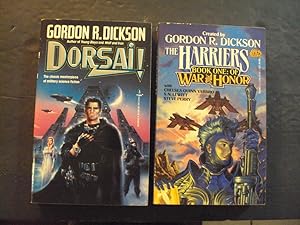 2 Gordon R. Dickson PBs Dorsai!; The Harriers Book 1: Of War And Honor