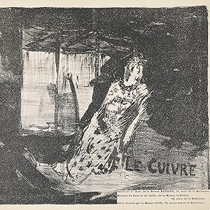 Affichette pour la pièce "Le Cuivre"