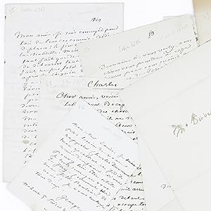 Belle correspondance autographe adressée à Charles et Eugénie Duvernet
