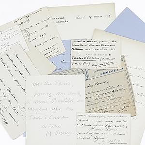 Maurice Barrès - Léon Vanier - 17 Lettres autographes sur Taches d'encre