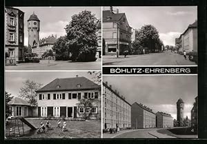 Ansichtskarte Böhlitz-Ehrenberg, Kinderkrippe Forstgut, Wasserturm