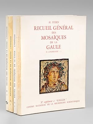 Bild des Verkufers fr Recueil gnral des mosaques de la Gaule. II : Province de Lyonnaise (4 Tomes ) 1 : Lyon ; 2 : Partie Sud-Est ; 3 : Partie Centrale ; 4 : Partie occidentale, cits des Carnutes, Turons, Andcaves, Cnomans, Diablintes, Namntes zum Verkauf von Librairie du Cardinal