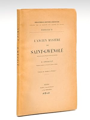 Imagen del vendedor de L'ancien mystre de Saint-Gwnol [Edition originale ] a la venta por Librairie du Cardinal