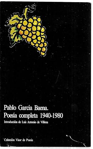 Poesía completa 1940 - 1997