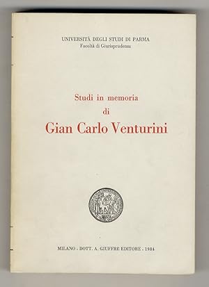 STUDI in memoria di Gian Carlo Venturini.