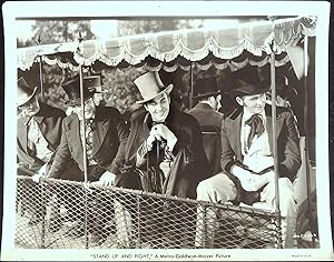 Image du vendeur pour Stand Up and Fight 8 x 10 Still 1939 Robert Taylor, Charles Bickford Scarce! mis en vente par AcornBooksNH