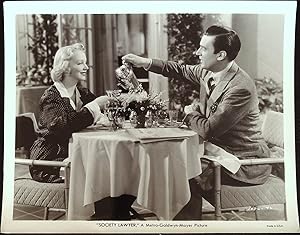 Imagen del vendedor de Society Lawyer 8 X 10 Still 1939 Walter Pidgeon, Virginia Bruce a la venta por AcornBooksNH