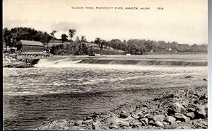 Image du vendeur pour POSTCARD: "Salmon Pool, Penobscot River, Bangot, Maine" mis en vente par Dorley House Books, Inc.