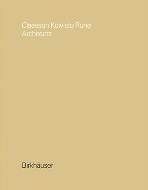 Imagen del vendedor de Claesson Koivisto Rune Architects a la venta por GreatBookPrices