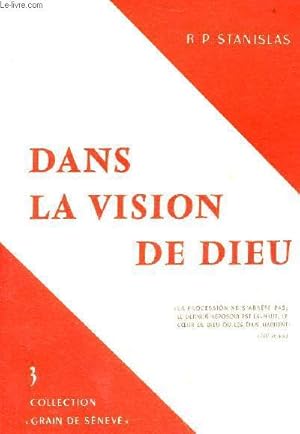 Imagen del vendedor de Dans la vision de Dieu - Collection grain de snev n3 - envoi de l'auteur. a la venta por Le-Livre